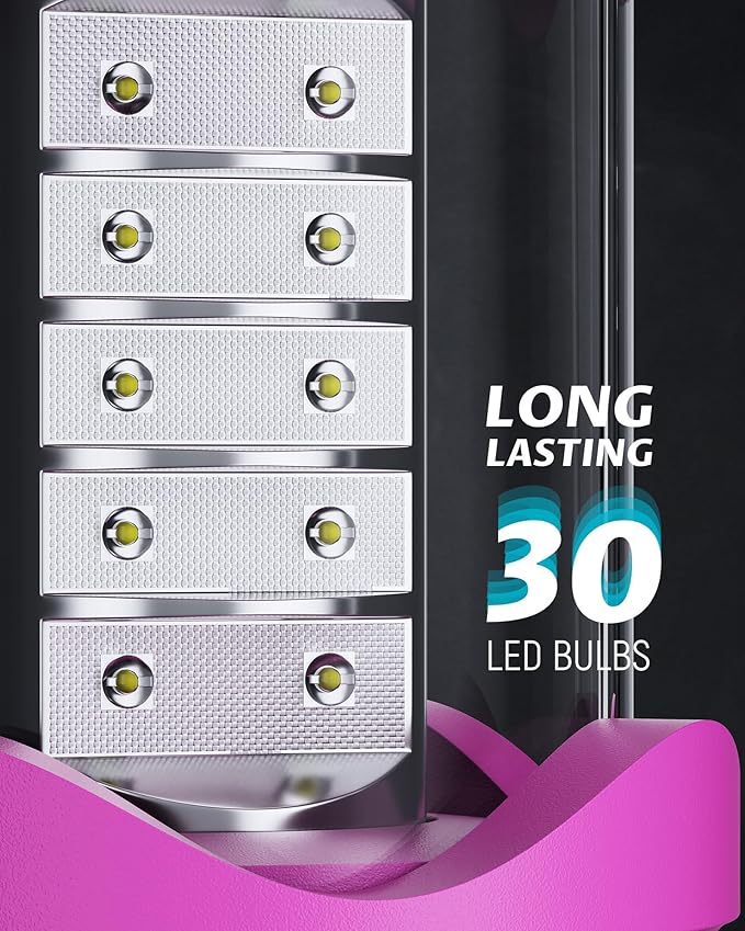Lichamp 4 Pack LED Camping Lanterns, Battery Powered Camping Lights LED - Image 5