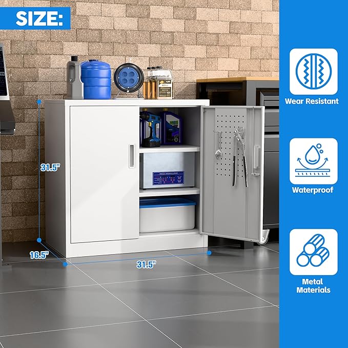 Metal Garage Storage Cabinet - Image 3