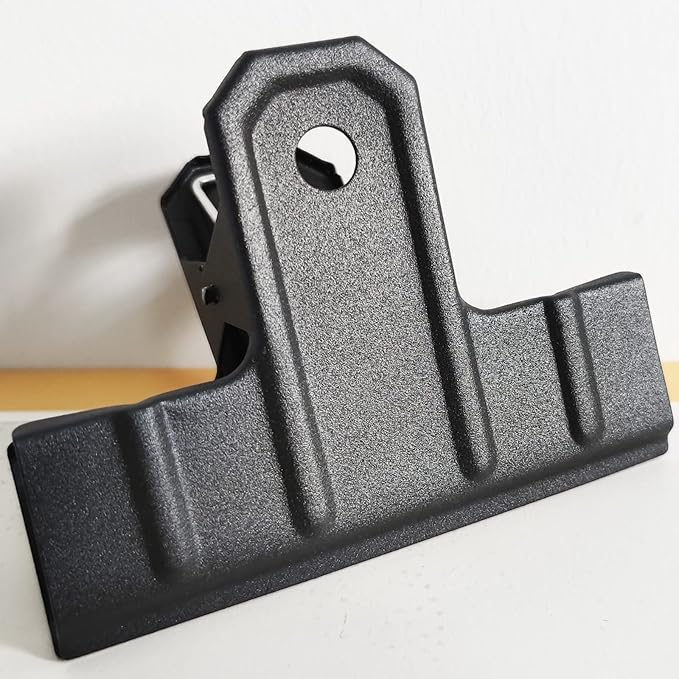 Locci Black Large Bull Clips, 10 Pack Medium Binder 3 Inch Drawing Board Clips - Image 8