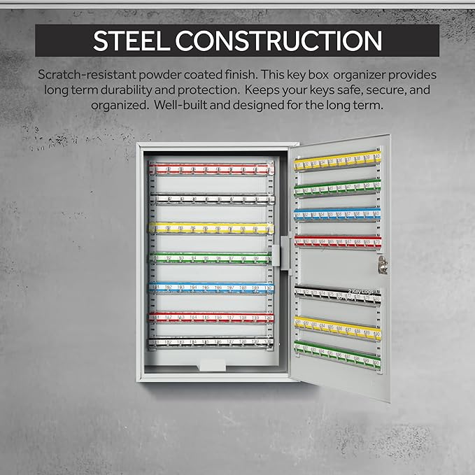 Durabox 200 Position Steel Key Cabinet - Image 5