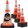 Xpose Safety 28 Inch Orange Traffic Cones Heavy Duty 10lb by XposeSafety