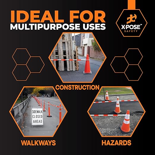 Xpose Safety Heavy-Duty White Plastic Connector Rings | Universal Replacement - Image 6