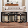 Black 37-74" Dog Gate Foldable Dog Gates by MinoKesper