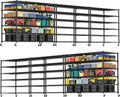 PrimeZone 6 Tier 80.7" H x 55.5" W x 24" D Wire Shelving by PrimeZone