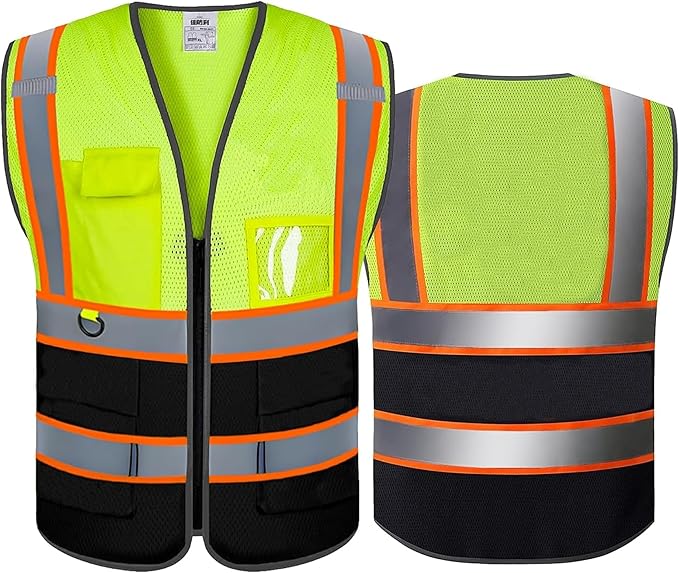 Personalized High Reflective Safety Vest Custom Hi Vis Safety Vest Men Women - Image 6