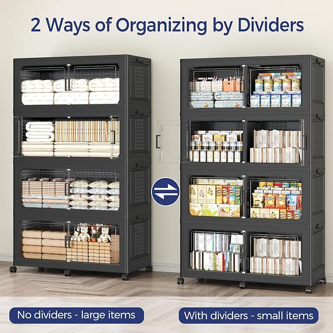 480 QT Extra Large Stackable Storage Bins - Image 6