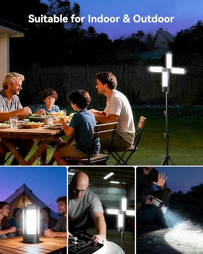 CORESLUX 10400mAh Rechargeable Camping Lights - Image 2