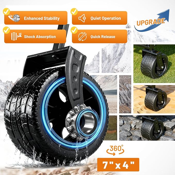 EchoSmile Collapsible Wagon Cart - Image 4