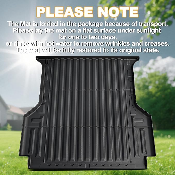 Truck Bed Mat for Ford Ranger 2025 2024, All Weather Truck Bed Liner for 2025 - Image 5