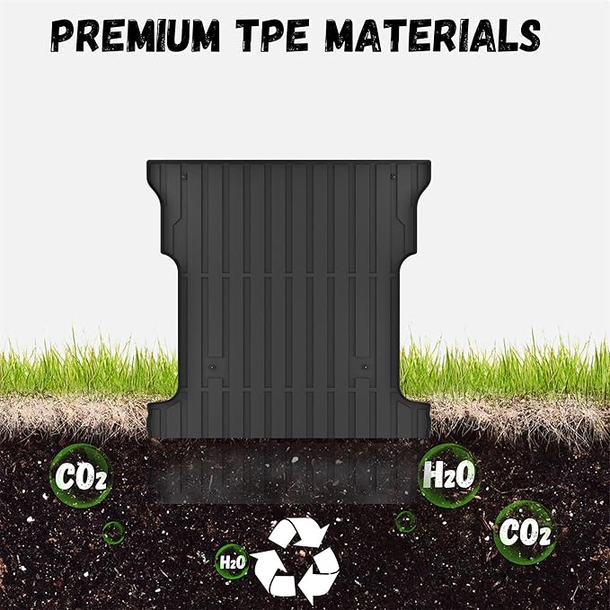 Truck Bed Mat Fit Ford F150 & Lightning 2015-2026 6.5FT Standard Bed, TPE All - Image 8