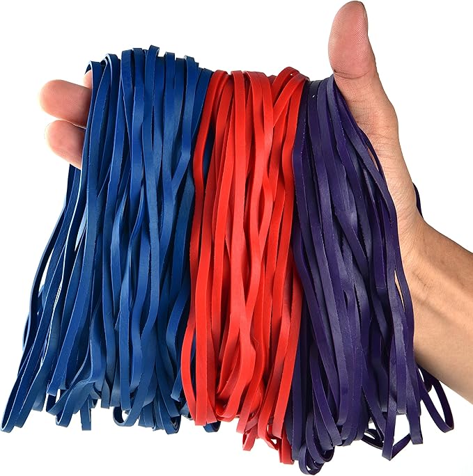 Coopay 180 Pieces Large Rubber Bands Bulk, 8 Inches Heavy Duty Strong Elastic by Coopay