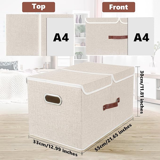 TYEERS Extra Large Collapsible Storage Bins - Image 2
