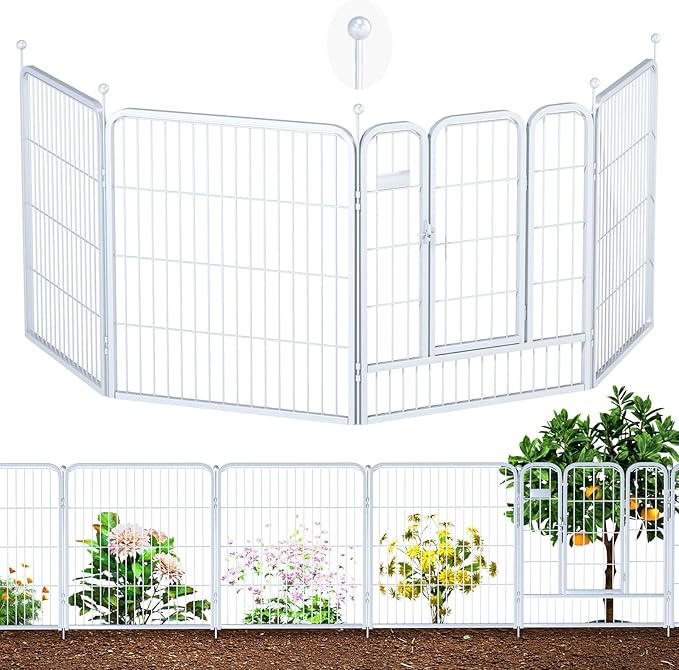 ZXMOTO Decorative Garden Fence 12 Pack 32in x 28ft by ZXMOTO
