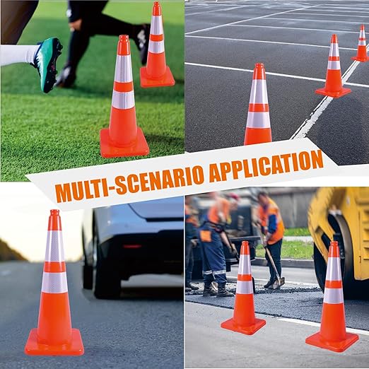 8 Pack Traffic Safety Cones 28 Inches - Image 7