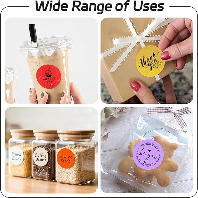 2 inch Dot Stickers Labels Circle Garage Sale Sticker 750Pcs Round Thermal - Image 6