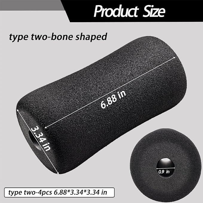 Protective Pads Cushion for Exercise Equipment, Soft Foam Padping Rollers for - Image 2