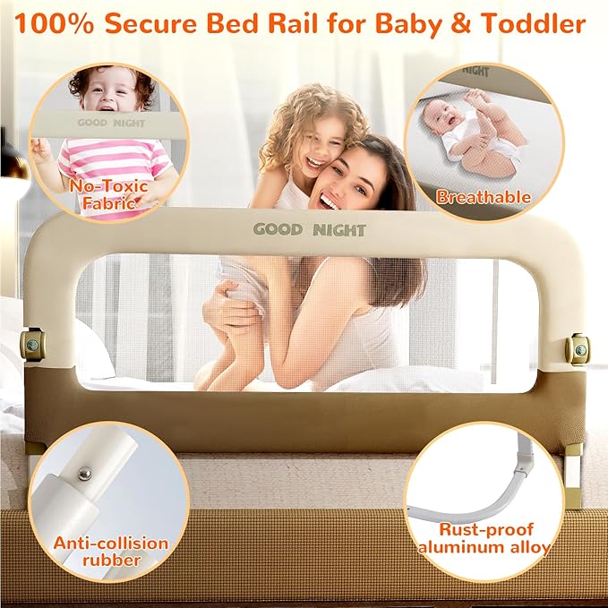 Bed Guard Rail for Toddlers - Image 5