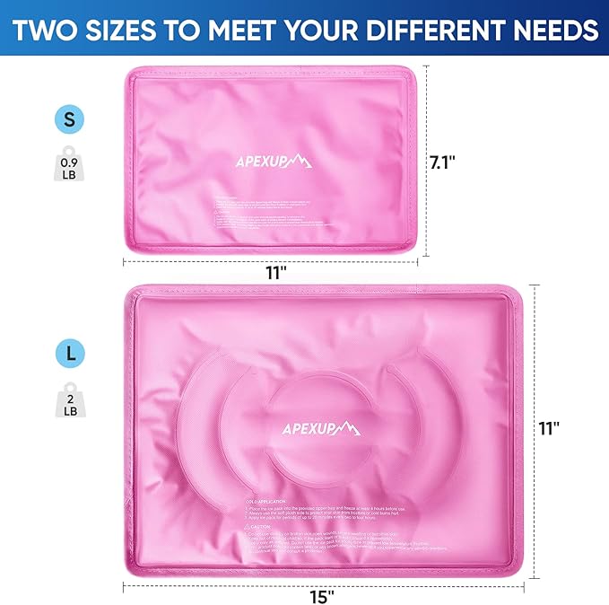 APEXUP Gel Ice Packs for Injuries Reusable, Flexible Double Sided Cold Packs - Image 4
