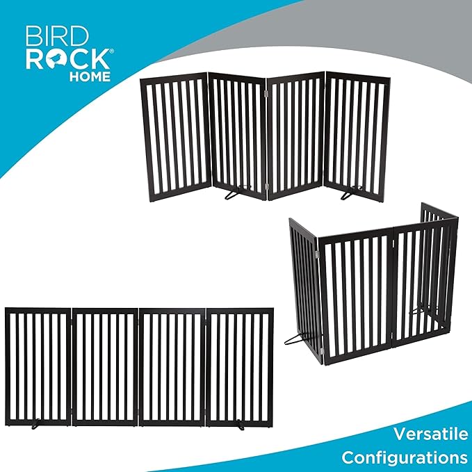 INTERNET'S BEST Dog Gate with Support Feet, Indoor Freestanding Pet Barrier - Image 6