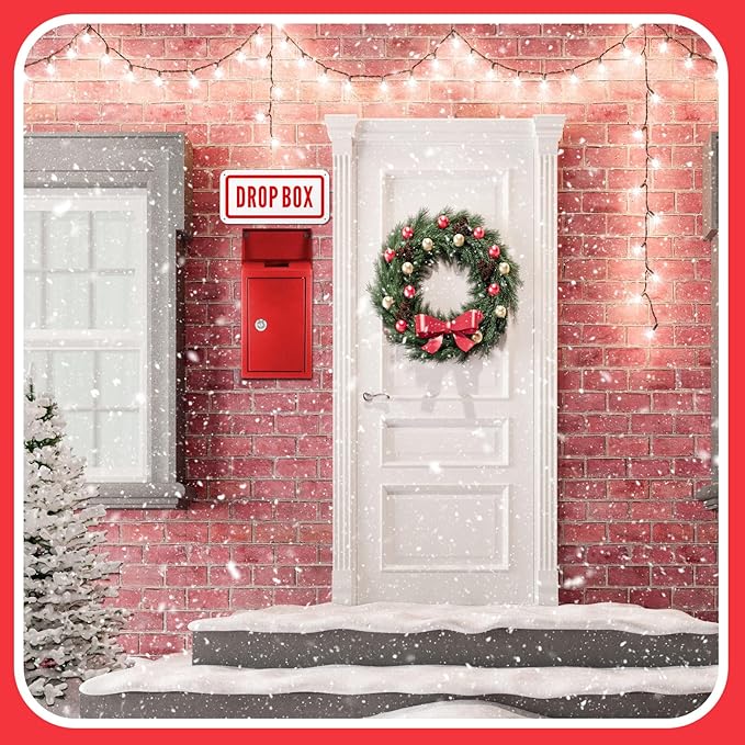 Metal Mount Wall Donation Box Key Lock Money Cash Drop Box - Image 6