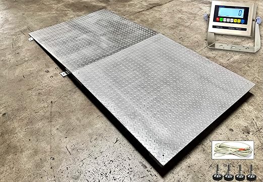 Liberty Scales SL-4x4-Galvanized NTEP Heavy Duty Industrial Floor Scale 48" x by LibertyScales