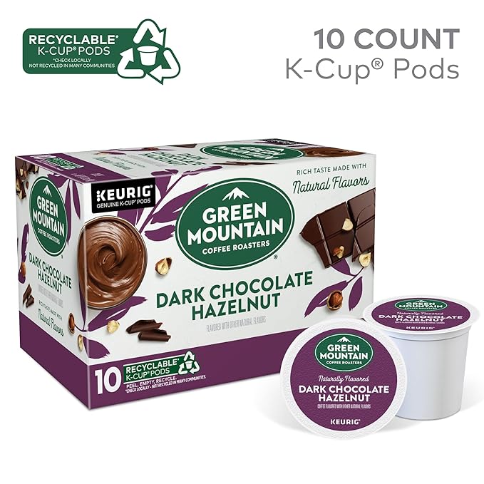 Green Mountain Coffee Roasters Dark Chocolate Hazelnut Coffee, Keurig Single - Image 2