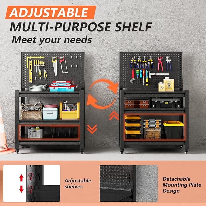 Metal Garage Shelving Unit - Image 4