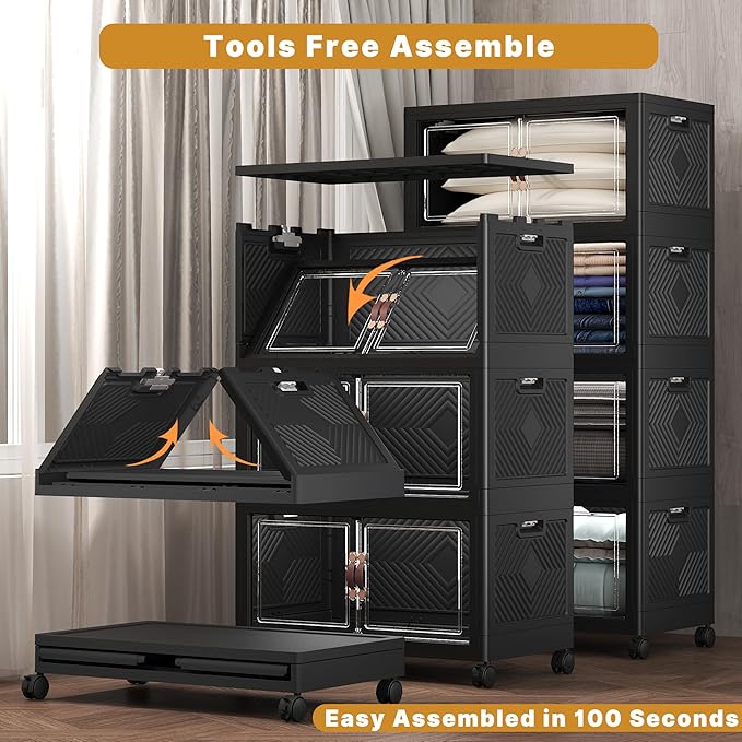 Extra Large Stackable Storage Bins - Image 5