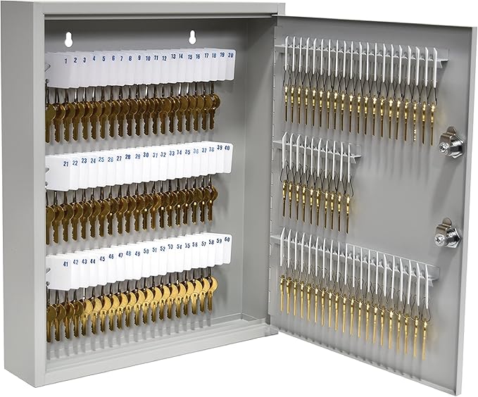 STEELMASTER by BankSupplies 110 Key Cabinet | Dual Lock Control Key Box | by BankSupplies