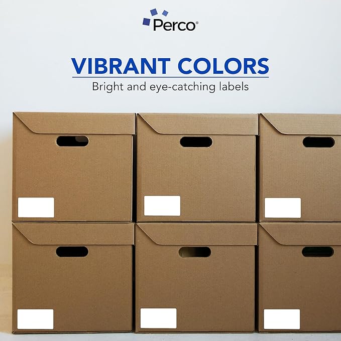 Perco White 3x5 Inch Perforated Sticker Labels — 150 Stickers Per Roll — - Image 7