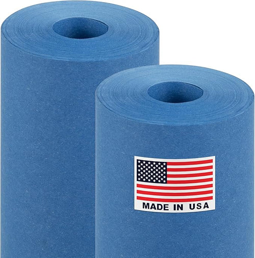 18" x 1200" Dark Blue Kraft Paper Roll, 45 lbs Thickness, Made in USA Colored by Paclord