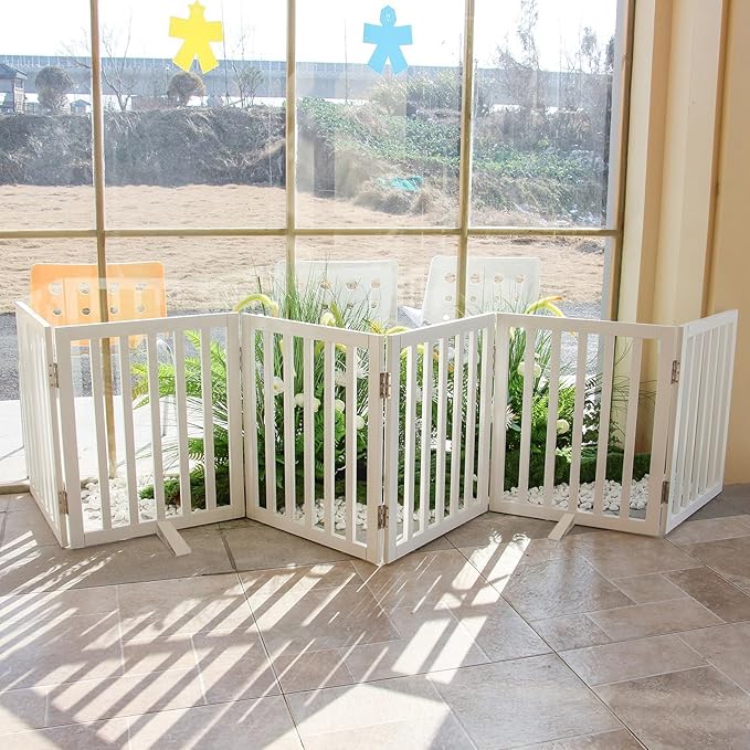 ZJSF Freestanding Indoor Dog Gate - Image 7