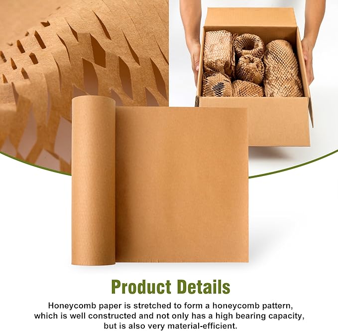 Honeycomb Packing Paper 12" Width X 400 FT - Image 6