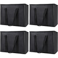 4-Pack Insulated Reusable Shopping Grocery Bags, X-Large Soft Cooler Bag by Bodaon