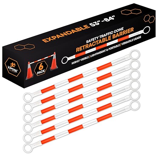 Retractable Barrier for Safety Traffic Cones by XposeSafety