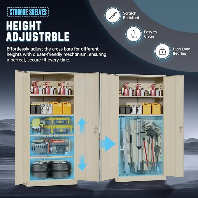Superday Metal Storage Cabinet - Image 4