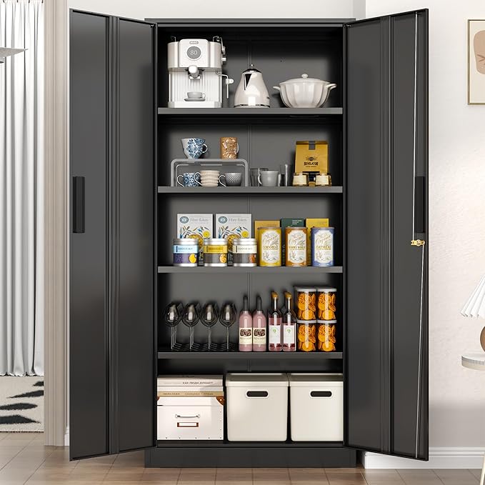 Superday Metal Garage Storage Cabinet - Image 9