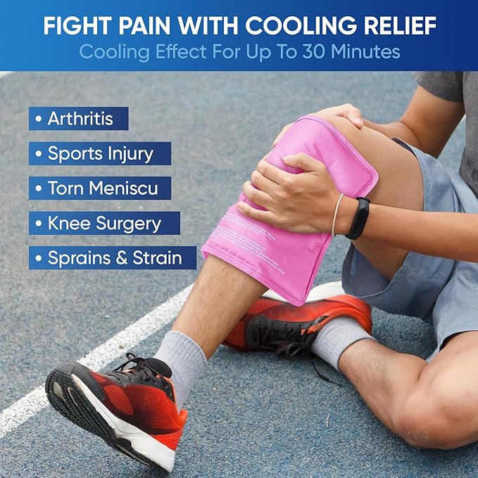 APEXUP Gel Ice Packs for Injuries Reusable, Flexible Double Sided Cold Packs - Image 6
