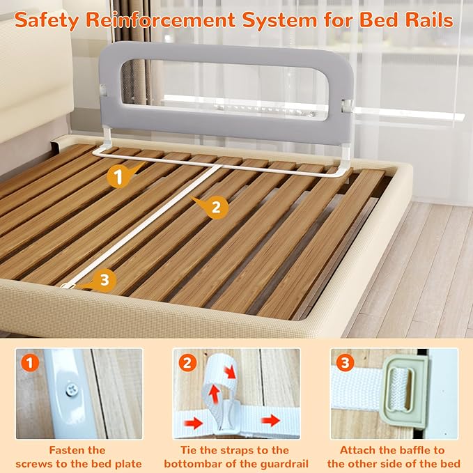 Bed Guard Rail for Toddlers - Image 7