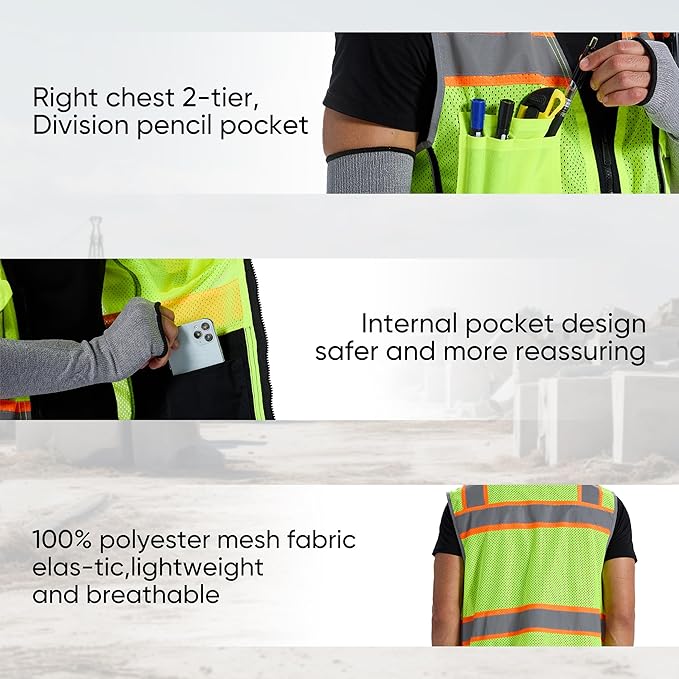 SRsafety High Visibility Vest, Security Vest - Image 3