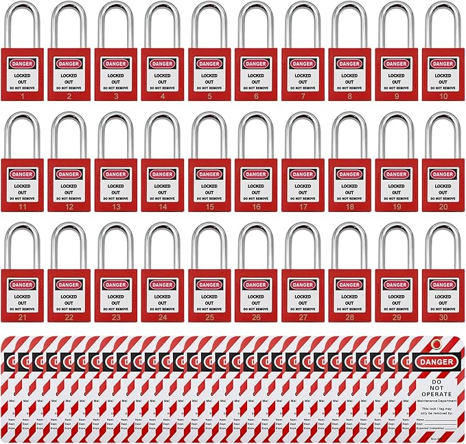 Lockout Tagout Locks, Safety Padlock, Loto Locks Keyed Differently Lock Out Tag by JOJOMARK