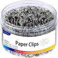 Shiny Silver Jumbo Paper Clips, 1.3 Inch & 2 Inch, School & Home Document by ZYFOFFICE