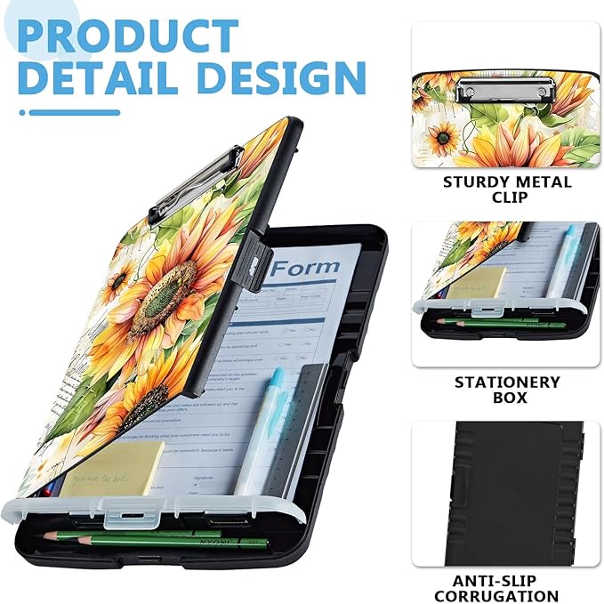 Pattern Design Clipboard with Storage - Image 2