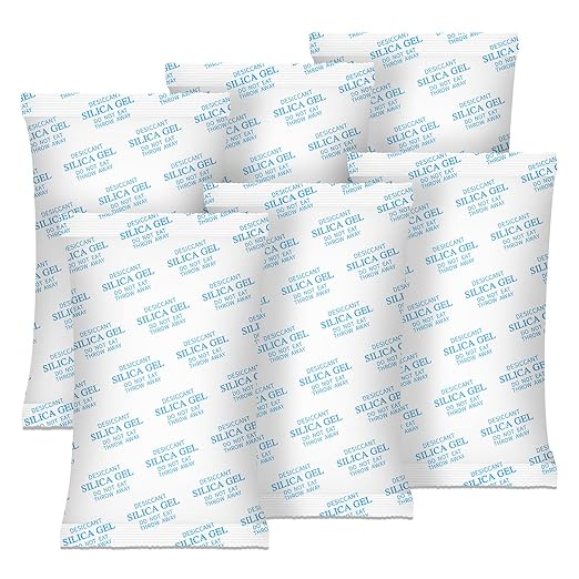 Desiccant Packs – 500 Gram 6 Packs Silica Packets by ABSORBKING