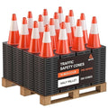 GECCO ™ 18 Inch 3.3 Lb Small Orange Traffic Cones in Bulk | Wholesale Safety by GECCO