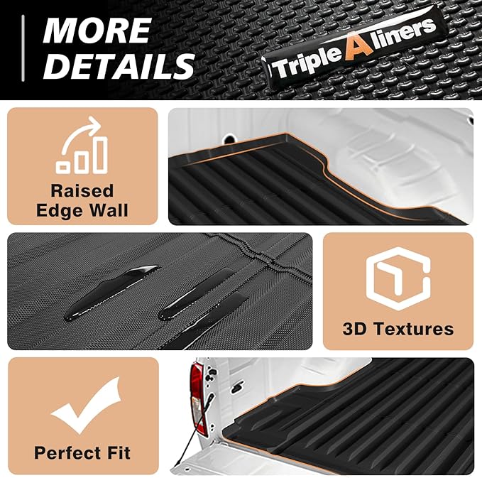 TripleAliners Truck Bed Mat Compatible - Image 5