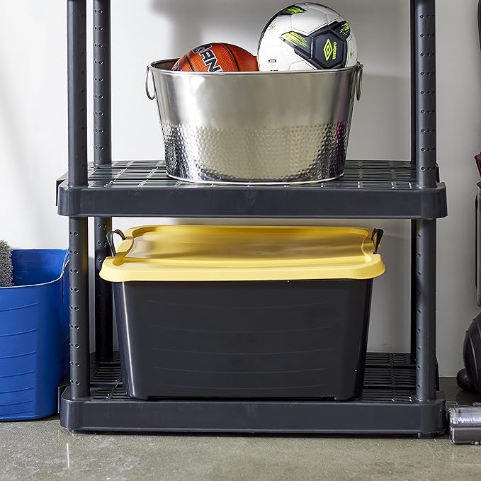 Life Story 18 Pack Heavy Duty Stackable Storage Bin, 55 Quart Home Organizer - Image 6
