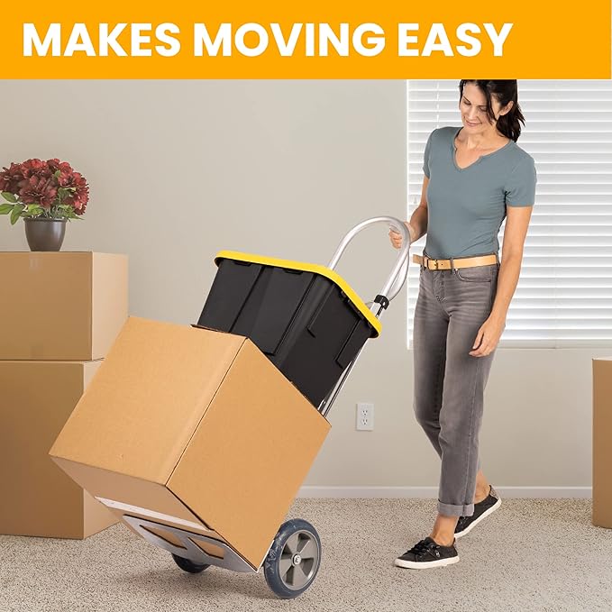 Heavy Duty Hand Truck with Vertical Loop Handle - Image 5