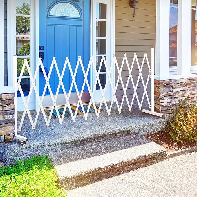 Aluminum Expandable Garden Fence, Portable Barricade Gate - Image 9