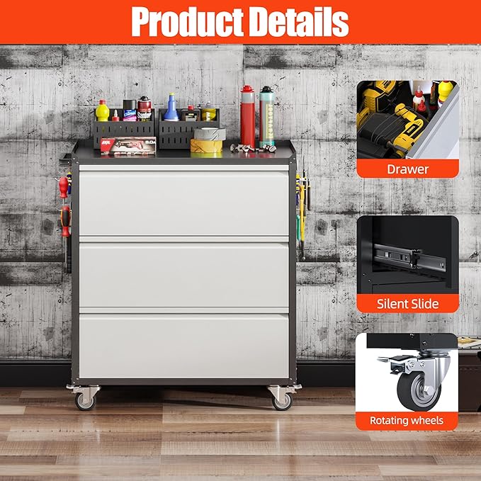 Aobabo Tool Storage Garage Cabinet - Image 5